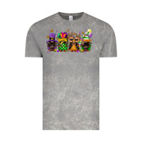 Cloud Rock mardi gras afro gnomies Vintage Tee - FaDigitalArtStudio
