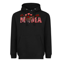 Black valentines day mama Heavyweight Hoodie - RanaPortraitStore