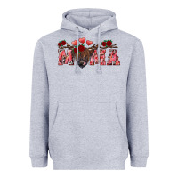 Heather Grey valentines day mama Heavyweight Hoodie - RanaPortraitStore