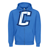 True Royal creighton bluejays wordmark Zipper Hoodie - linhVisuals
