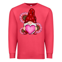 Cardinal valentines day with sunflowers gnomes Premium Sweatshirt - RanaPortraitStore
