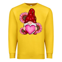 Lemon valentines day with sunflowers gnomes Premium Sweatshirt - RanaPortraitStore