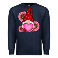 Navy valentines day with sunflowers gnomes Premium Sweatshirt - RanaPortraitStore