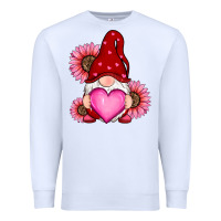 White valentines day with sunflowers gnomes Premium Sweatshirt - RanaPortraitStore