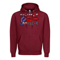 Burgundy batter up pre k Zipper Hoodie - JahusDesignShop