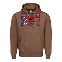 Chestnut batter up pre k Zipper Hoodie - JahusDesignShop