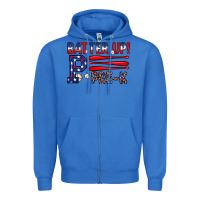 True Royal batter up pre k Zipper Hoodie - JahusDesignShop