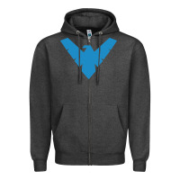 Nightwing Zipper Hoodie | Teevron