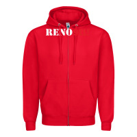 Red reno 911 Zipper Hoodie - linhVisuals