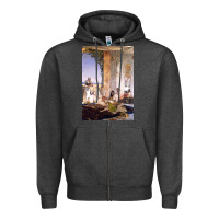 Charcoal Heather morocco, map, african, nying,algeria, agadir travel Zipper Hoodie - linhVisuals