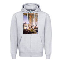 Heather Grey morocco, map, african, nying,algeria, agadir travel Zipper Hoodie - linhVisuals