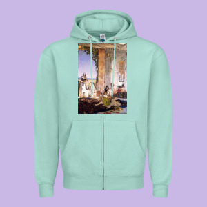 Morocco, Map, African, Nying,algeria, Agadir Travel Zipper Hoodie Designed By Linhvisuals