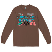 Chestnut Western Respiratory Therapist Life Long Sleeve Tee - LillyAllenDesigns