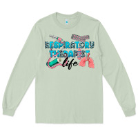 Matcha Western Respiratory Therapist Life Long Sleeve Tee - LillyAllenDesigns