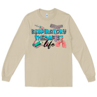 Mushroom Western Respiratory Therapist Life Long Sleeve Tee - LillyAllenDesigns