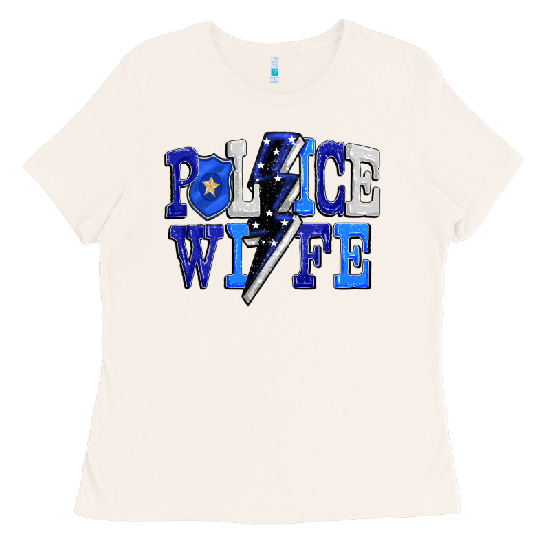 Police Wife Ladies Tee by FaDigitalArtStudio | Teevron