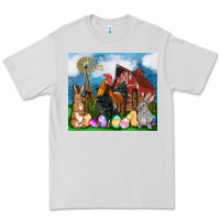 Dove Grey Farm animals 20oz Premium Tee - OliviaCreatesArt