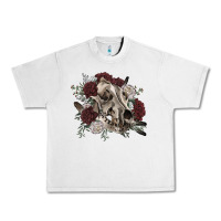 Lunar Rock Floral boho wolf skull Urban Heavy Tee - RanaPortraitStore