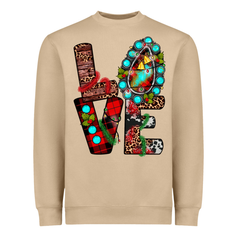 Christmas Love Heavyweight Sweatshirt by JahusDesignShop | Teevron