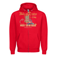 Red the burgermeister home of the meister burger Zipper Hoodie - linhVisuals