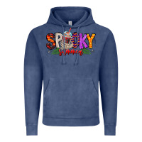 Vintage Denim spooky summer vibes Vintage Hoodie - CowhideDigitalArt