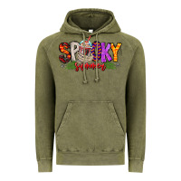 Vintage Olive spooky summer vibes Vintage Hoodie - CowhideDigitalArt