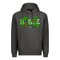 Charcoal Heather nurse st patrick's day Premium Hoodie - Artiststas