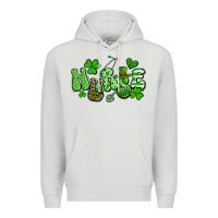 Dove Grey nurse st patrick's day Premium Hoodie - Artiststas