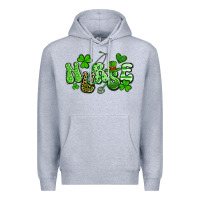 Heather Grey nurse st patrick's day Premium Hoodie - Artiststas