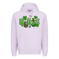 Lilac nurse st patrick's day Premium Hoodie - Artiststas