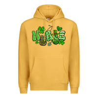 Mustard nurse st patrick's day Premium Hoodie - Artiststas