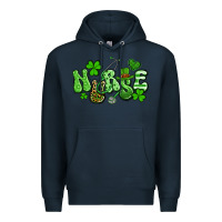 Navy nurse st patrick's day Premium Hoodie - Artiststas