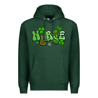 Sports Green nurse st patrick's day Premium Hoodie - Artiststas