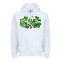 White nurse st patrick's day Premium Hoodie - Artiststas