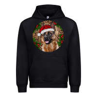 Black German Shepherd Christmas Urban Hoodie - RanaPortraitStore