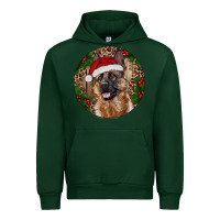Forest Green German Shepherd Christmas Urban Hoodie - RanaPortraitStore
