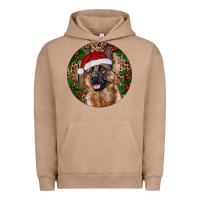 Pigment Burro German Shepherd Christmas Urban Hoodie - RanaPortraitStore