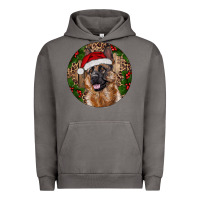 Pigment Tornado German Shepherd Christmas Urban Hoodie - RanaPortraitStore