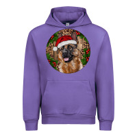 Tulip German Shepherd Christmas Urban Hoodie - RanaPortraitStore