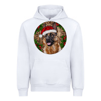 White German Shepherd Christmas Urban Hoodie - RanaPortraitStore
