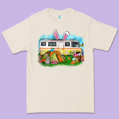 Easter Day Camper Premium Tee Designed By Oliviacreatesart