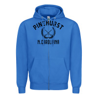 True Royal pinehurst north carolina golf Zipper Hoodie - linhVisuals