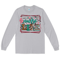 Moon Dust Nurse life leopard frame Long Sleeve Tee - LillyAllenDesigns