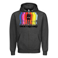 Charcoal Heather dick gregory Zipper Hoodie - linhVisuals