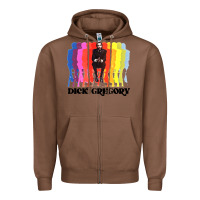 Chestnut dick gregory Zipper Hoodie - linhVisuals