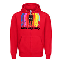Red dick gregory Zipper Hoodie - linhVisuals