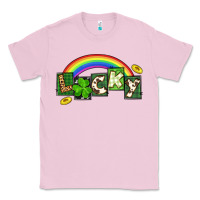 Bubblegum Pink Lucky St. Patrick's Day Classic Tee - CowGirlArtShop