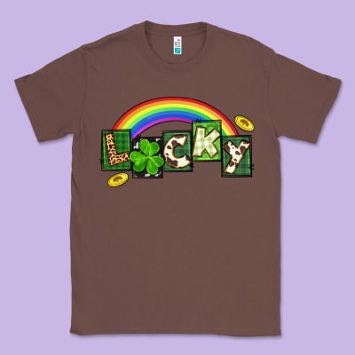 Lucky St. Patrick's Day Classic Tee Designed By Cowgirlartshop