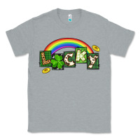 Heather Grey Lucky St. Patrick's Day Classic Tee - CowGirlArtShop