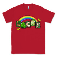 Red Lucky St. Patrick's Day Classic Tee - CowGirlArtShop